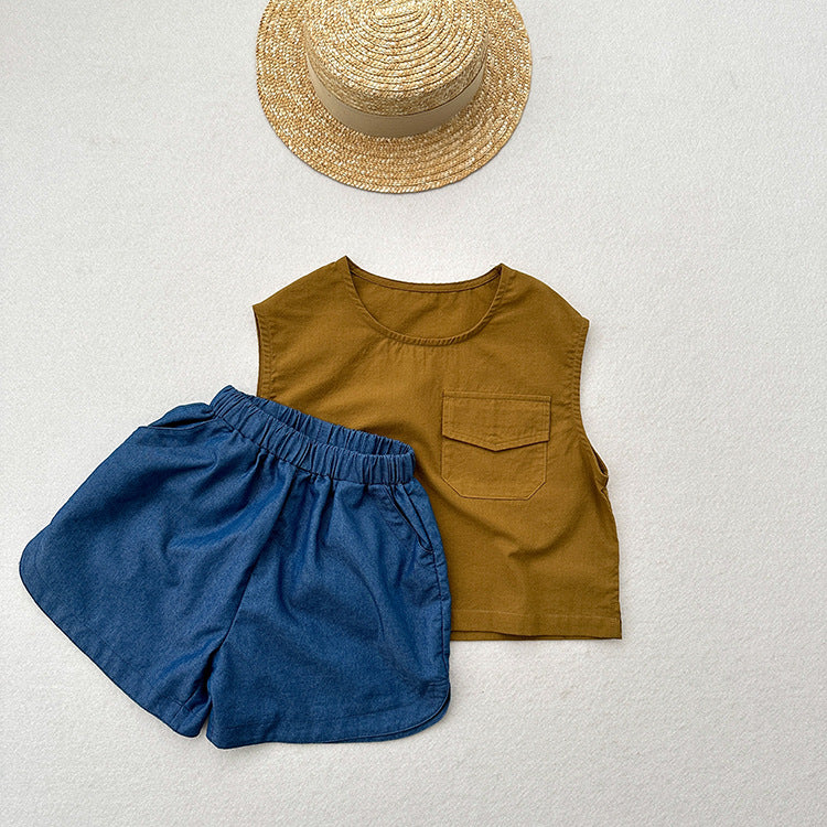 Summer Arrival Unisex Blue Denim Shorts