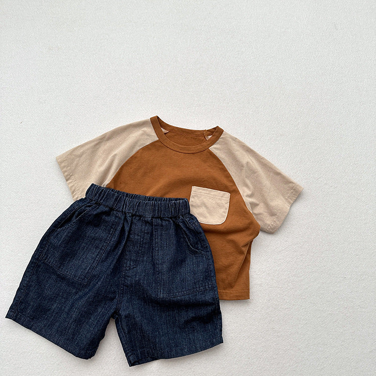 Summer Arrival Unisex Dark Blue Denim Shorts
