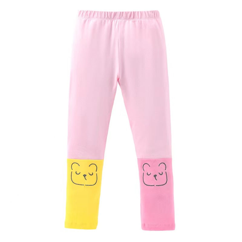 Baby Girl Car Patched & Dot Graphic Long Hoodie Combo Leggings Sets
