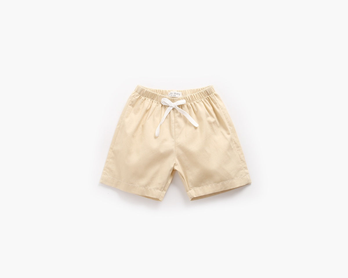 Baby Boy Animal Print Short-Sleeved Top Combo Shorts Sets In Summer