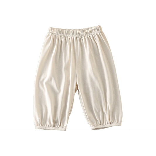 Children’s Summer Comfortable Fashion Casual Light Solid Color Pants – Simple Trousers