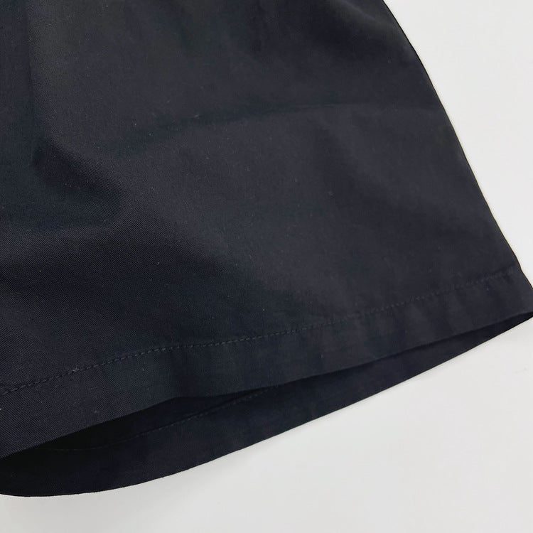 Summer Arrival Unisex Casual Solid Color Cotton Shorts