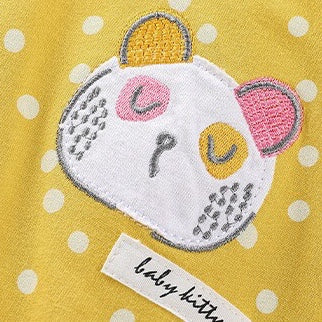 Baby Girl Car Patched & Dot Graphic Long Hoodie Combo Leggings Sets
