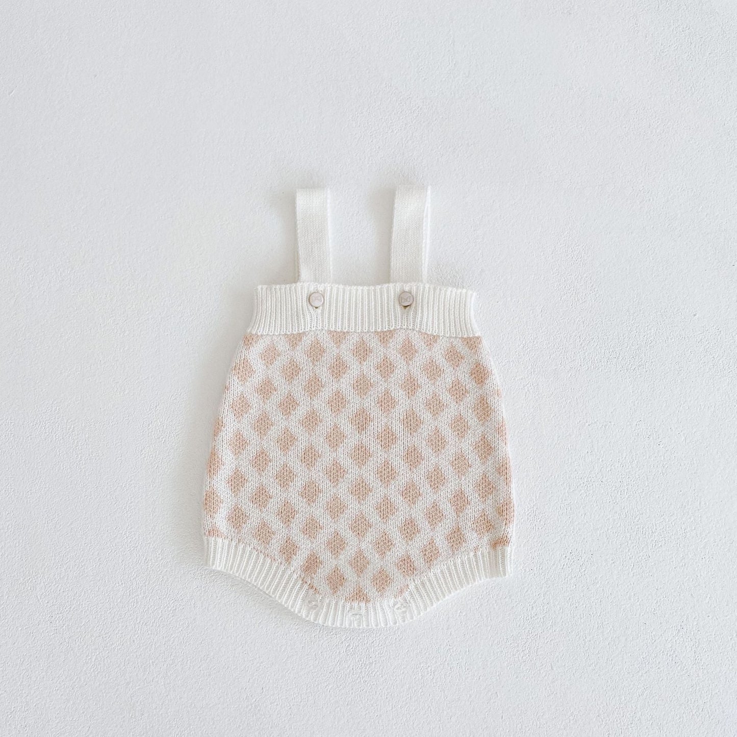 Baby Girl Plaid Graphic Onesies & Cardigan Knitted Sets