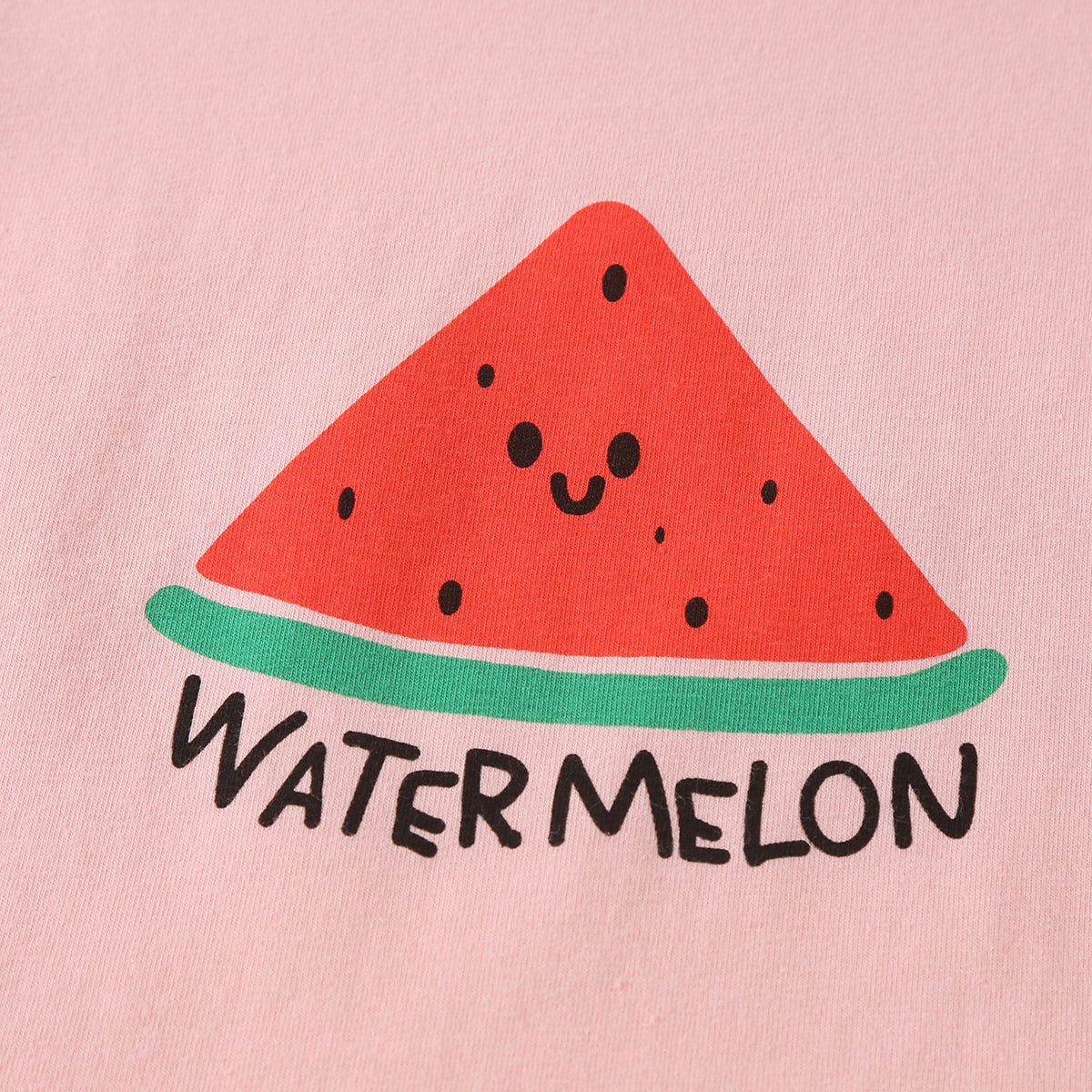 Baby Girl Fruit Pattern Short Sleeve Tops Combo Striped Graphic Triangle Shorts One Pieces Sets