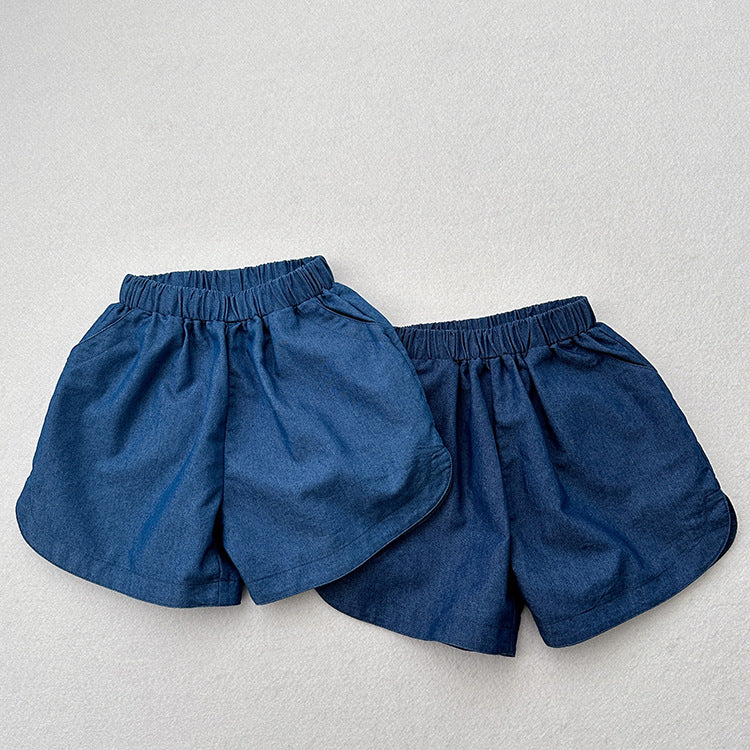 Summer Arrival Unisex Blue Denim Shorts