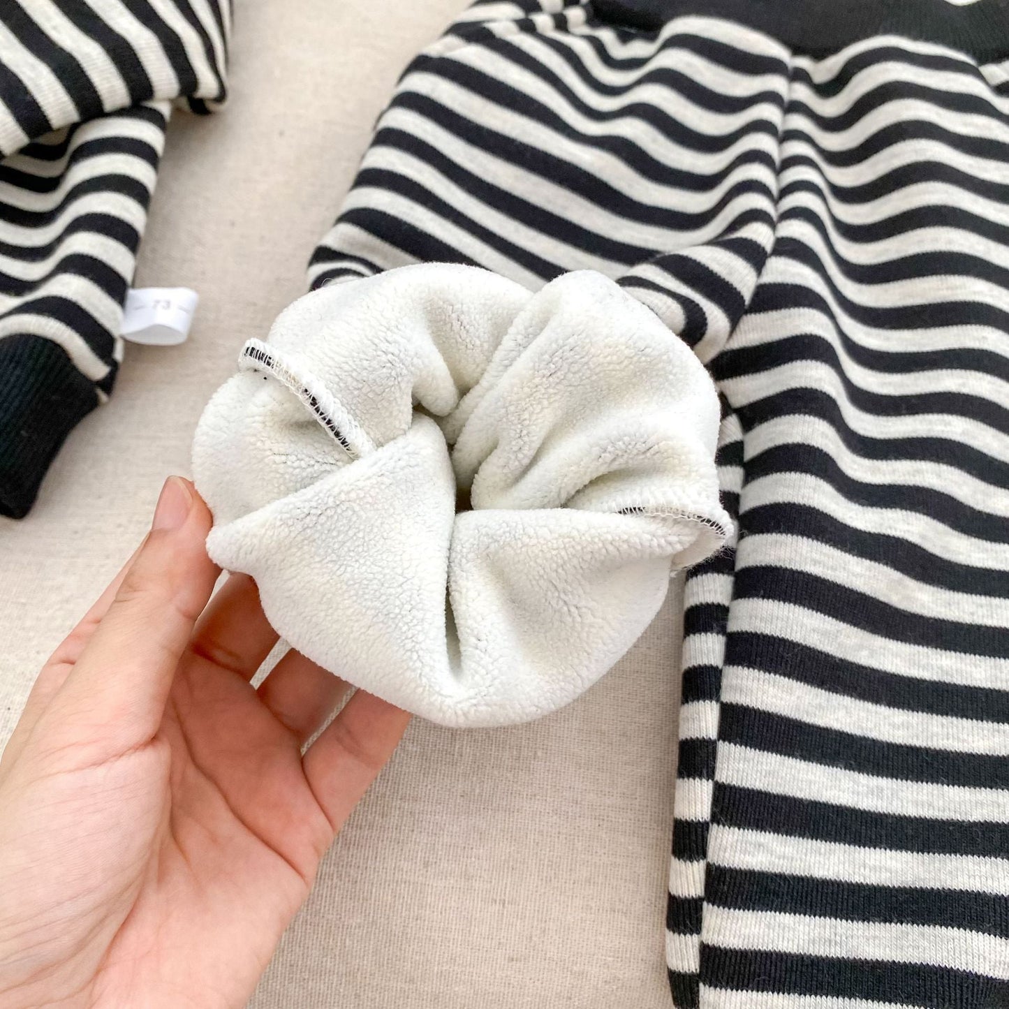 Spring and Autumn Baby Kids Boys Cartoon Pattern Striped Pullover and Pants