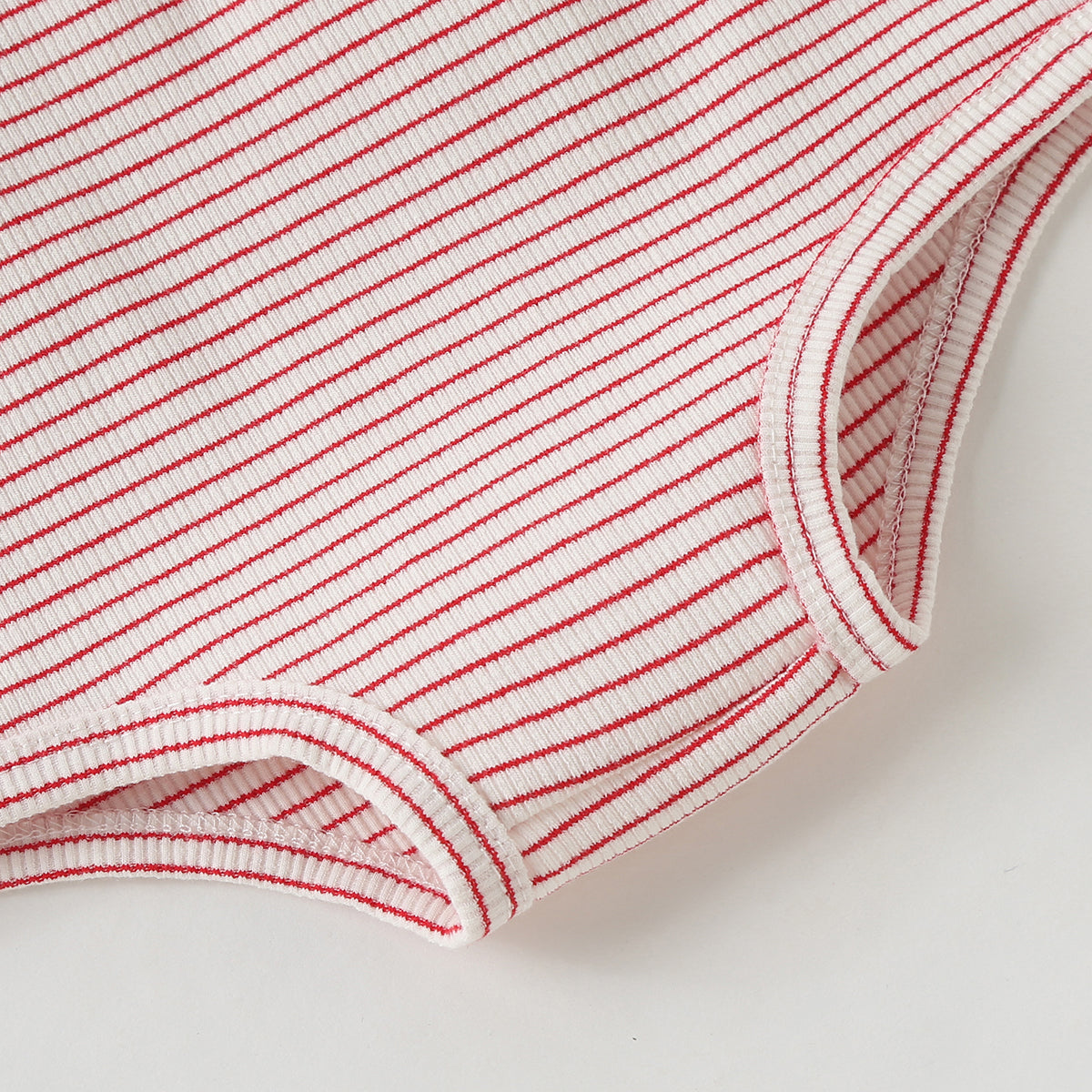 Baby Girl Fruit Pattern Short Sleeve Tops Combo Striped Graphic Triangle Shorts One Pieces Sets