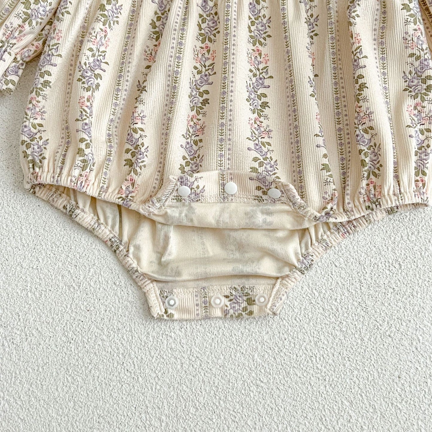 Autumn Floral Pattern Long Sleeve Onesies & Dress