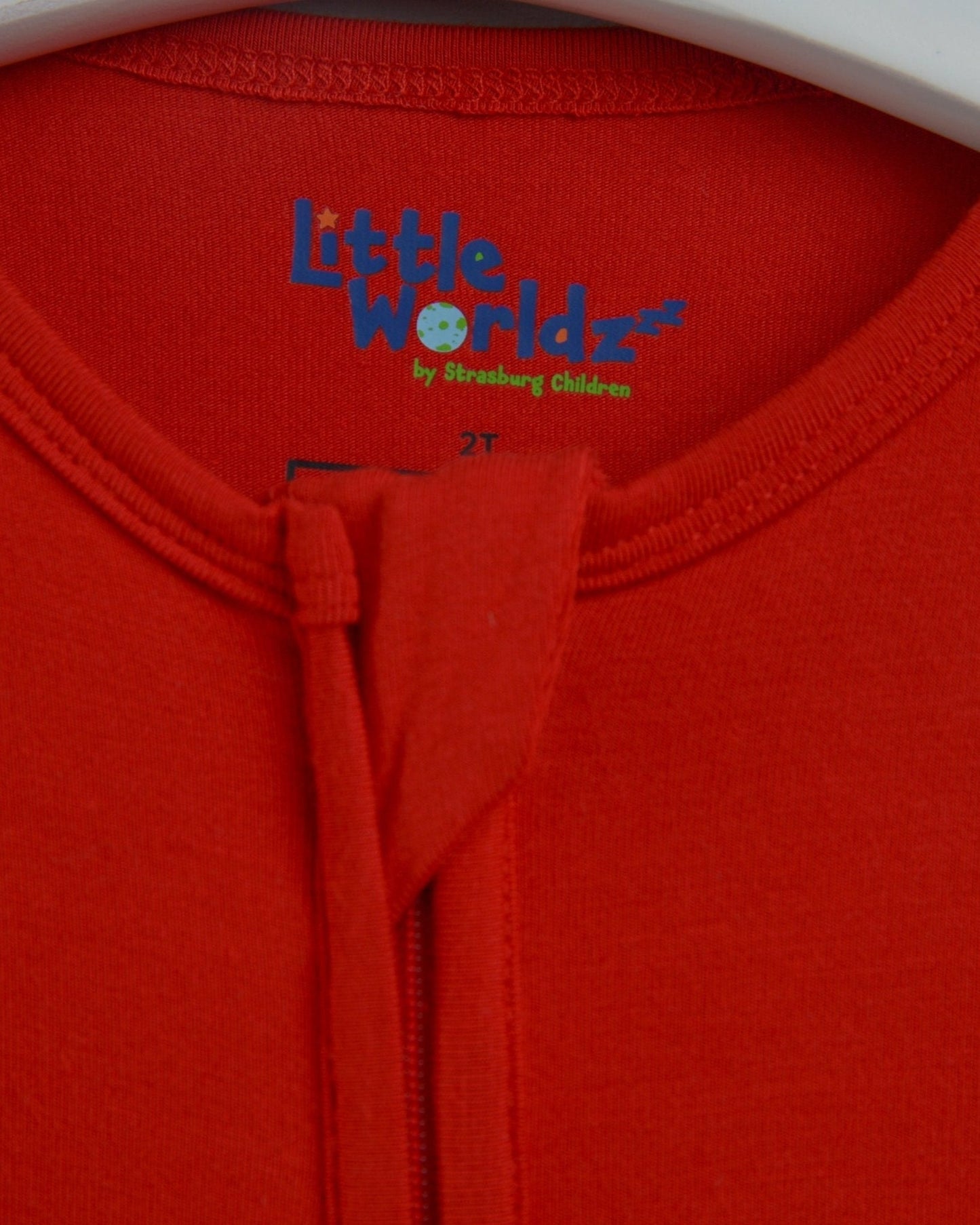 Bamboo Toddler Pajama in Red