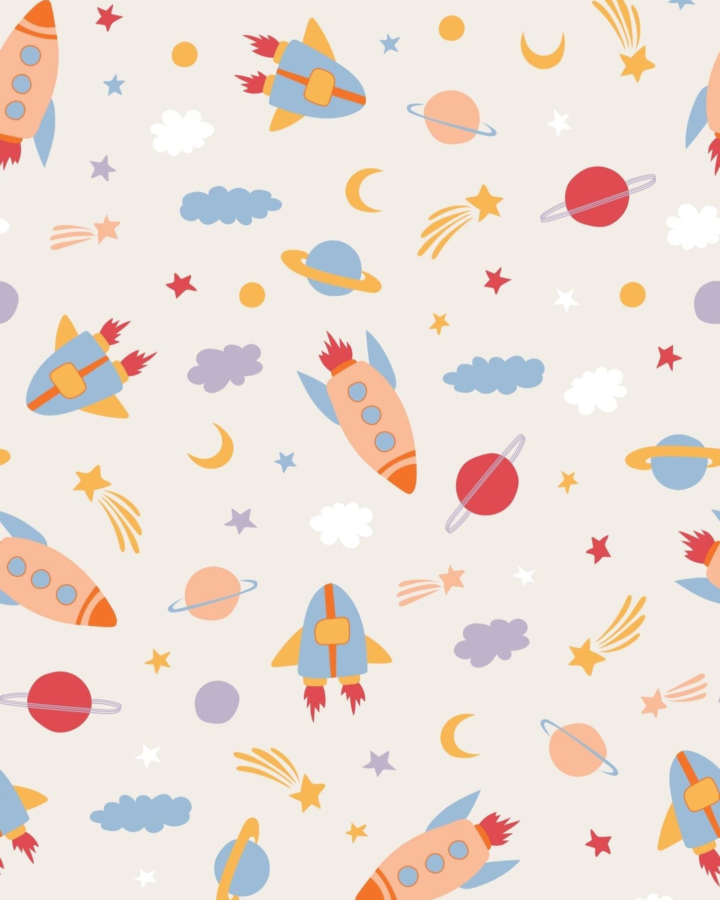 Rocketship Toddler Bamboo Pajamas