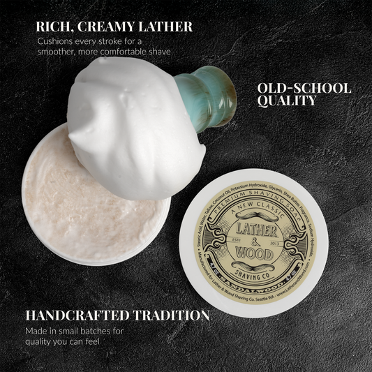 Luxury Shaving Soap - Sandalwood