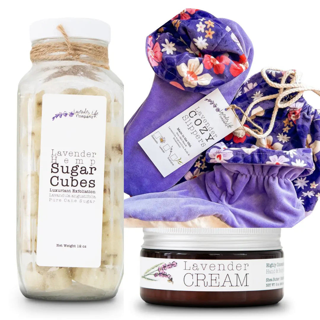 Slippers, Scrub & Cream