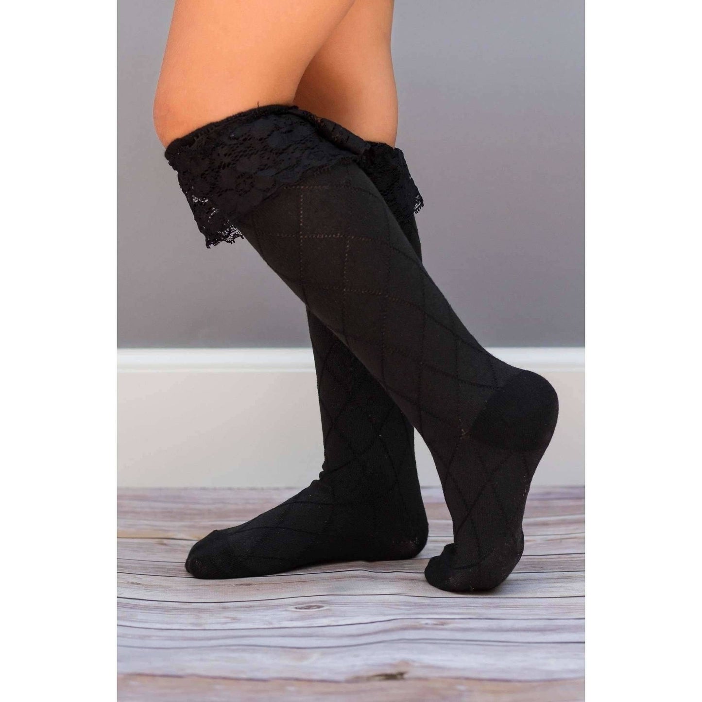 Lace Knee Socks