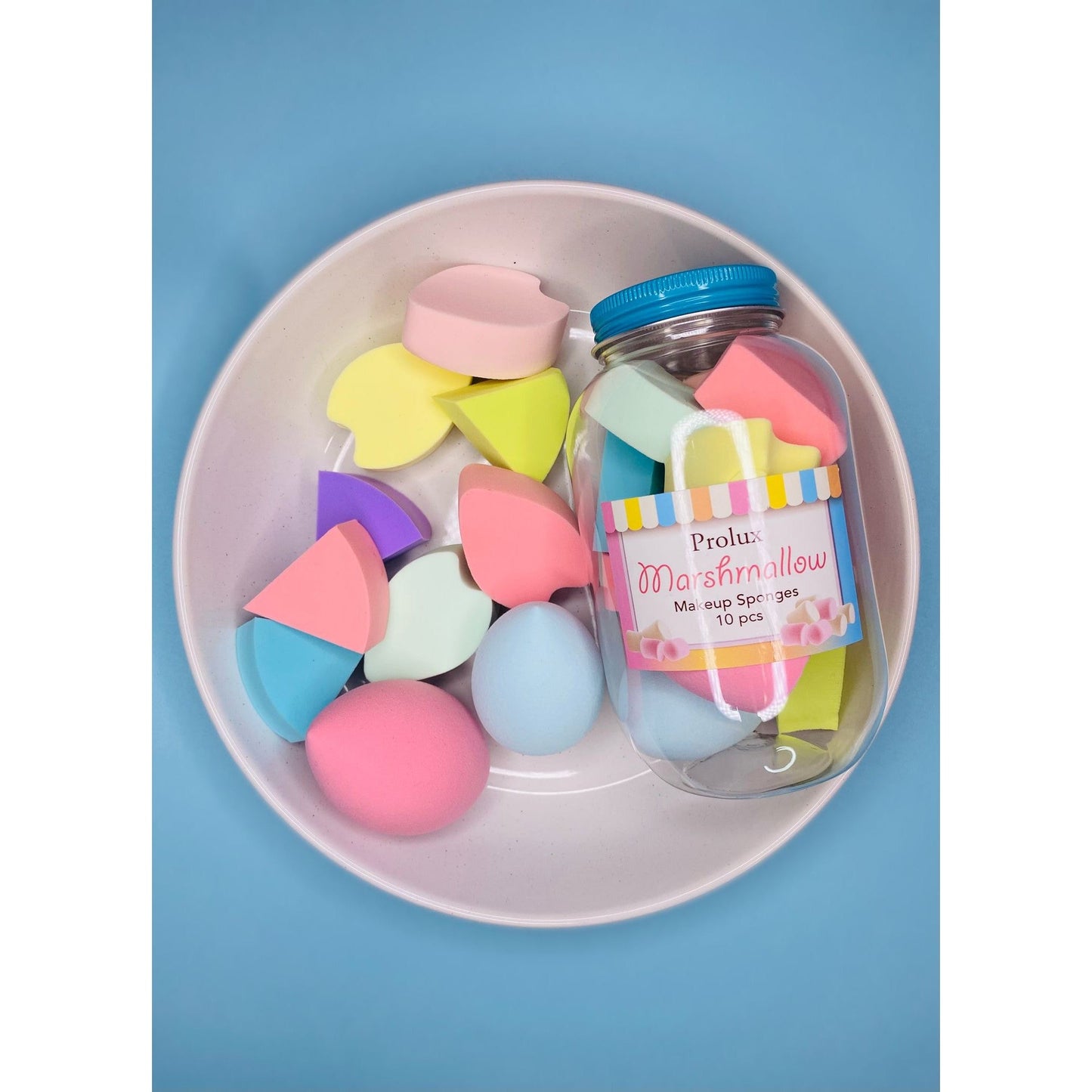 Marshmallow 10pc Makeup Sponges