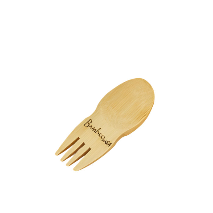 Bamboo Mini Spork Utensil