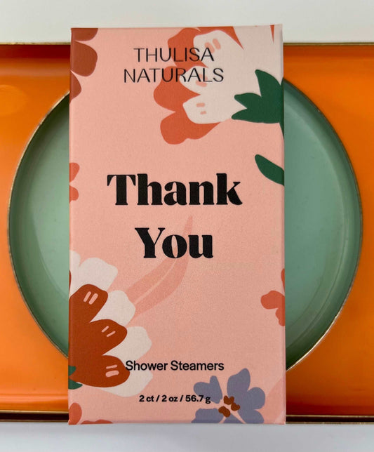Thank You Lavender Mint Shower Steamers - 2 Pack