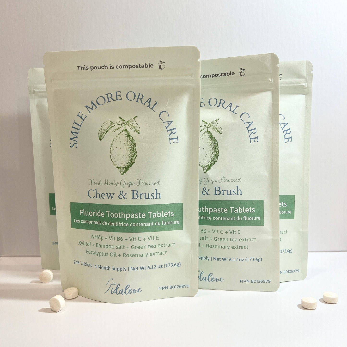 4 Month Supply Of Toothpaste Tablets