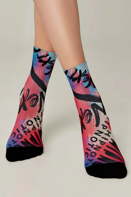 Socks Conte Fantasy 909 - "Hipnotic" Pattern