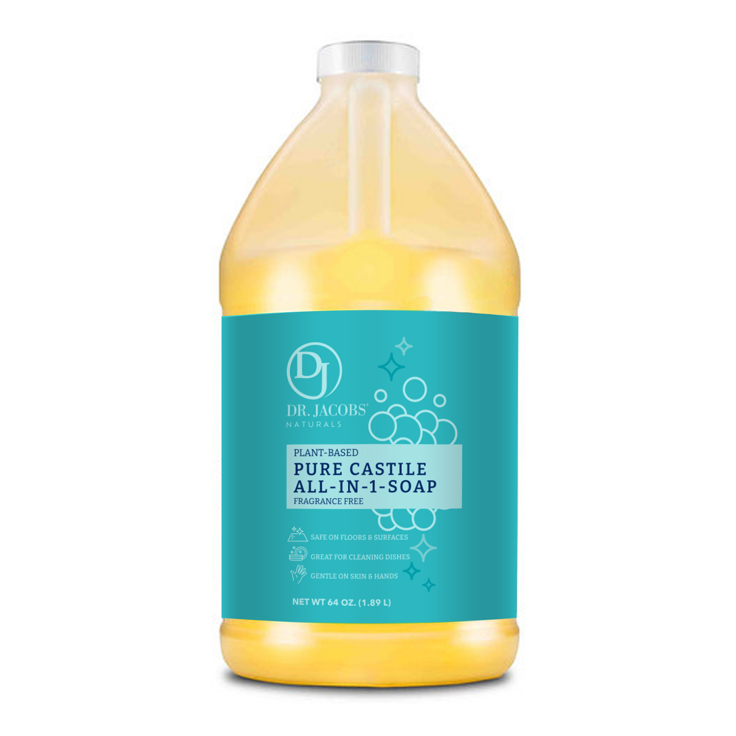 Unscented All in 1 Castile Soap - Thin Formula