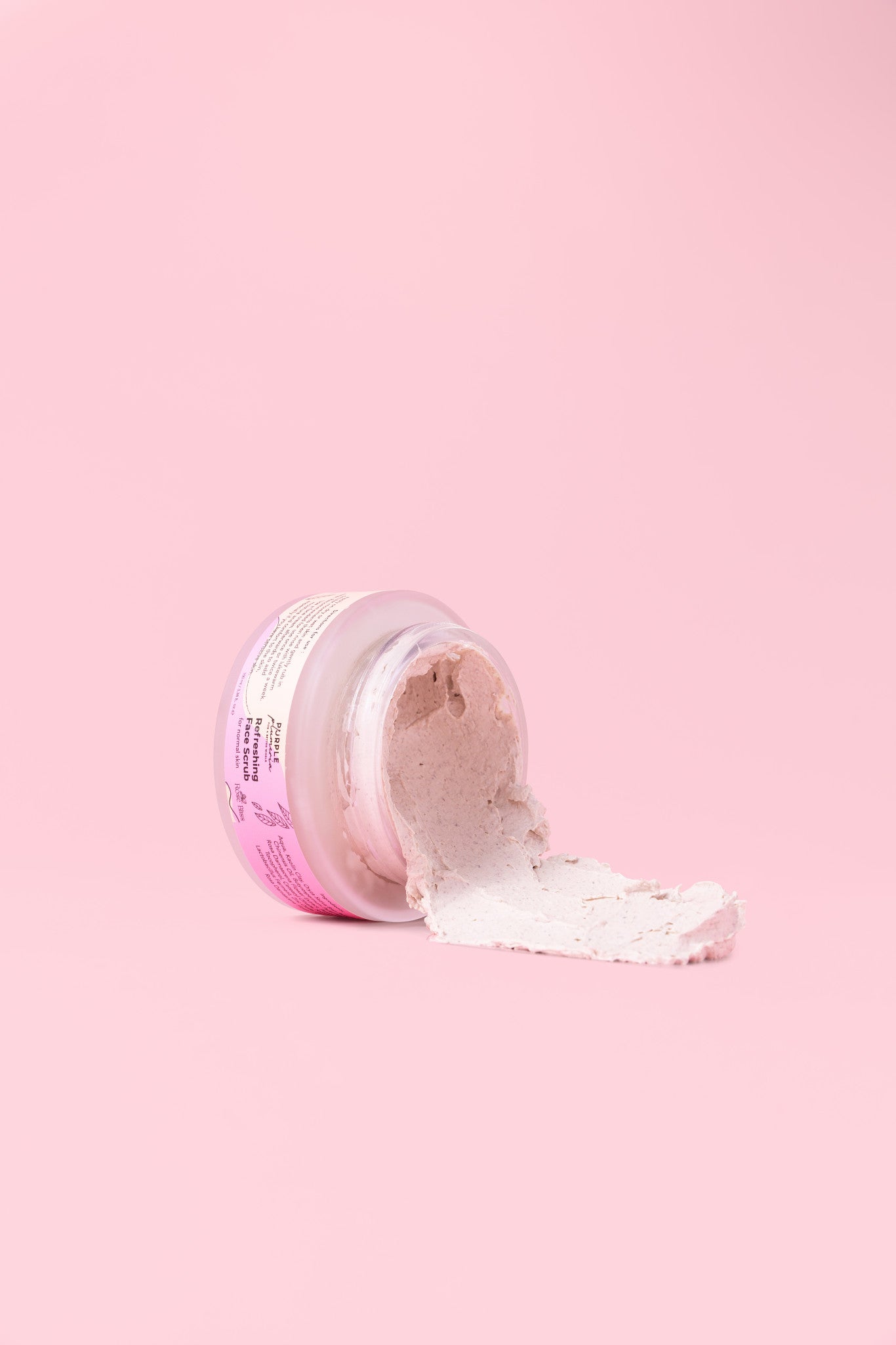 Natural Face Scrub – Rose Scent – Gentle Exfoliation & Hydration for Radiant Skin