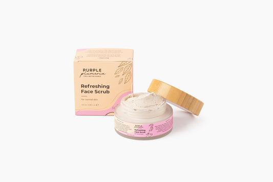 Natural Face Scrub – Rose Scent – Gentle Exfoliation & Hydration for Radiant Skin