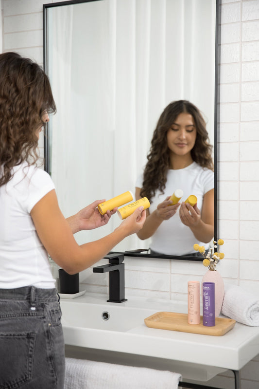 Plastic-Free Deodorant – Aluminum & Paraben-Free – Jasmine, Citrus & Peach Berry Scents