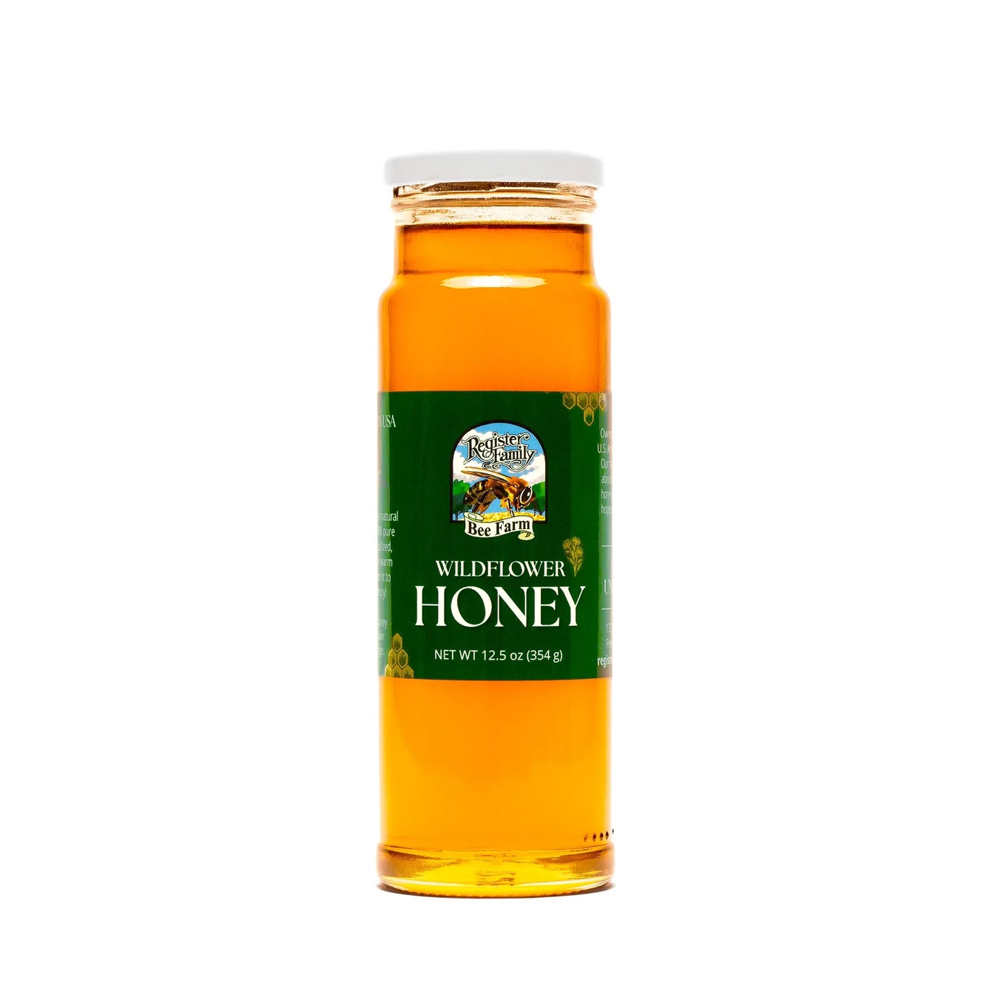 Raw Wildflower Honey — 12.5 oz | Certified Glyphosate Residue Free