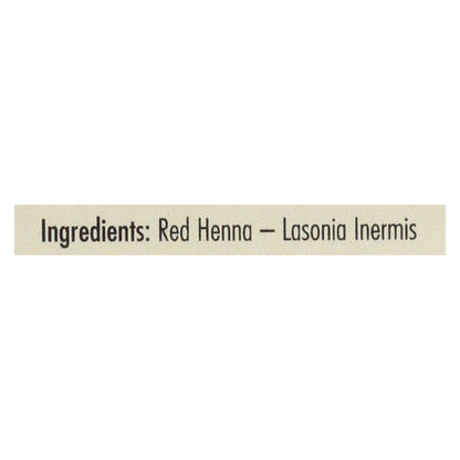 Rainbow Henna Hair Color & Conditioner Red - 4 Oz