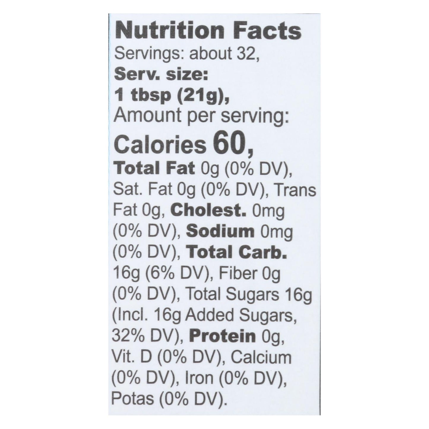 Organic Blue Agave Sweetener, 23.5 Oz, Pack of 6