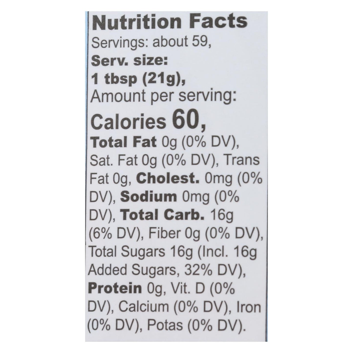 Organic Blue Agave Sweetener, 44 Oz, Pack of 6