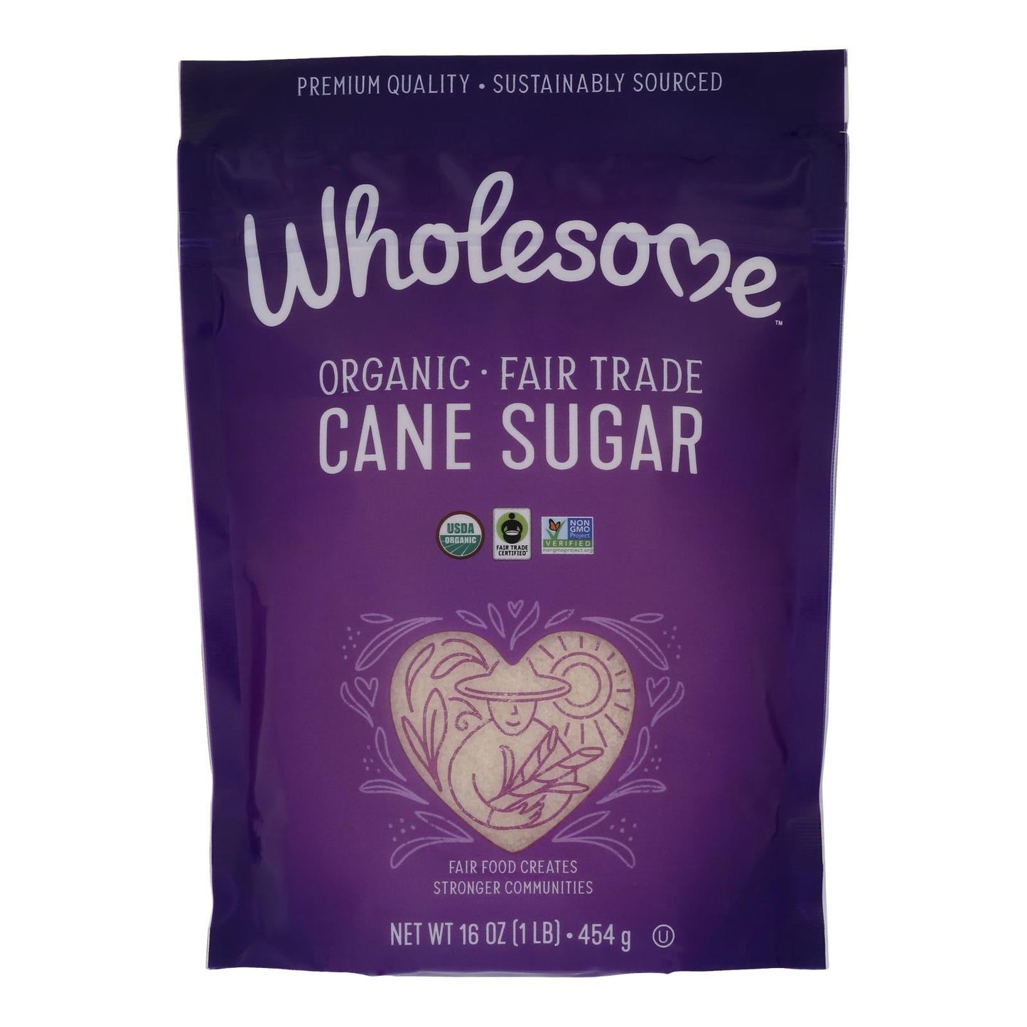 Organic Unrefined Sugar, Milled - 12 Lbs Case