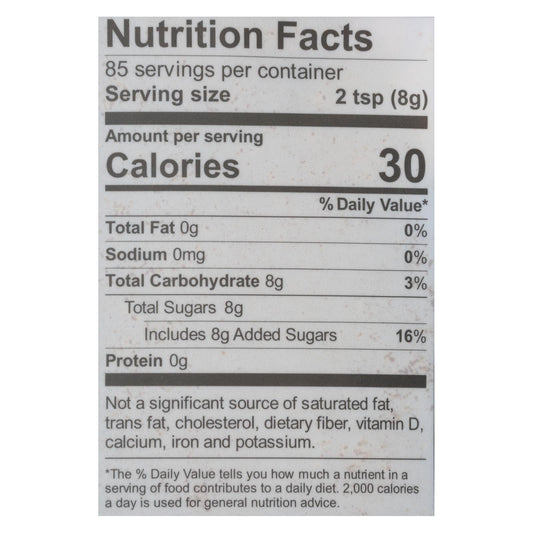 Organic Dark Brown Sugar, 24 Oz, Case of 6