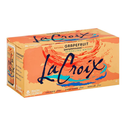 Lacroix Grapefruit Sparkling Water, 3-Pack, 12 Fl Oz