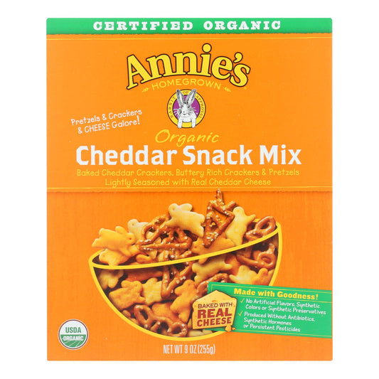 Annie's Organic Cheddar Bunnies Snack Mix, 12 Pack