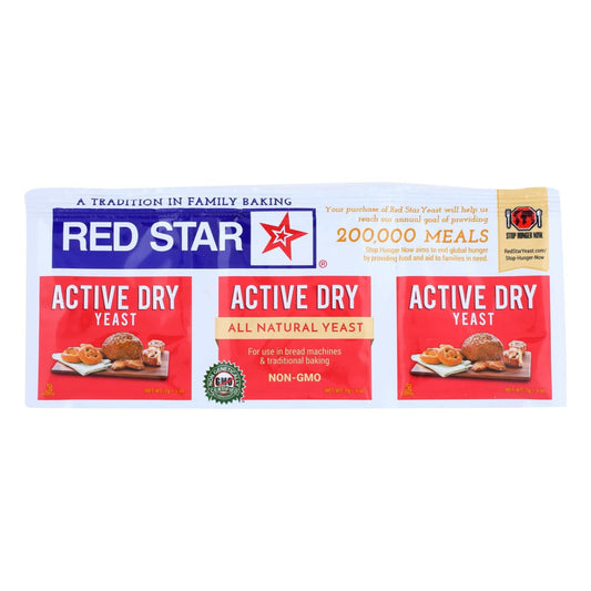Red Star Nutritional Yeast - Active Dry .75 Oz, 18-Pack