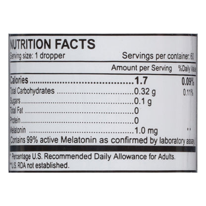 Sublingual Products Melatonin Solution - 2 Fl Oz
