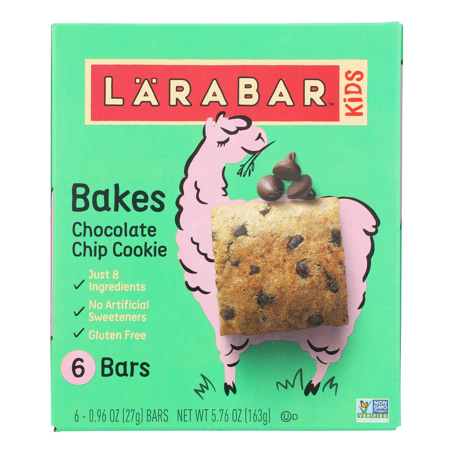 Larabar Kids Chocolate Chip Cookie Bars - 8 Pack