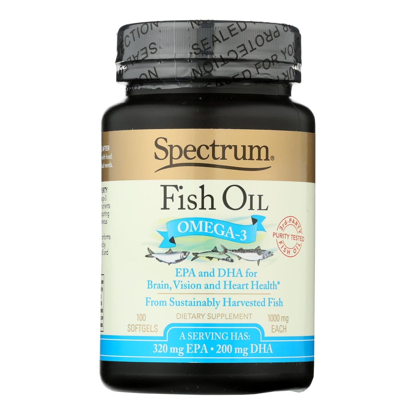 Spectrum Essentials Omega-3 Fish Oil Dietary Supplement  - 1 Each - 100 Cap