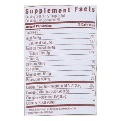 Spectrum Essentials Organic Whole Flaxseed - 15 oz