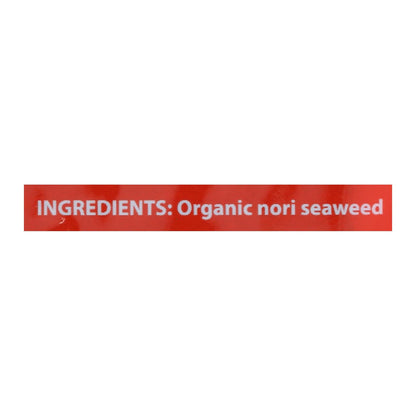 Emerald Cove Organic Toasted Sushi Nori - 60 Sheets