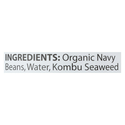 Eden Foods Navy Beans - Organic - Case Of 12 - 15 Oz.