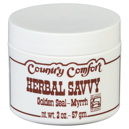 Country Comfort Herbal Savvy Golden Seal-myrrh - 2 Oz