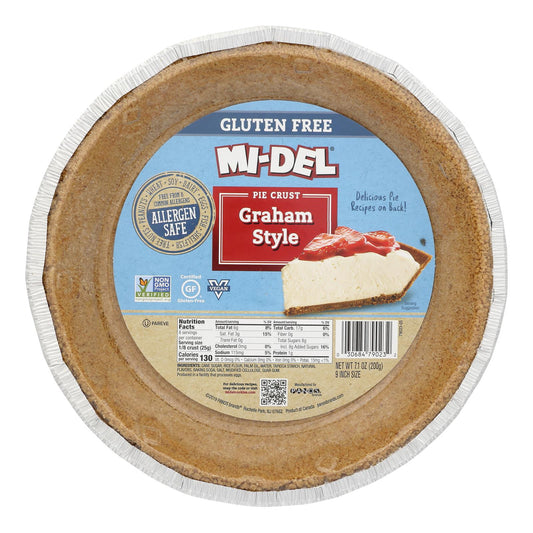 Midel Gluten-Free Graham Pie Crust, 12 Pack, 7.1 Oz