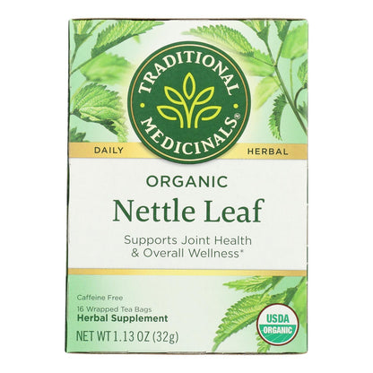 Organic Nettle Leaf Herbal Tea, 16 Bags, Case of 6