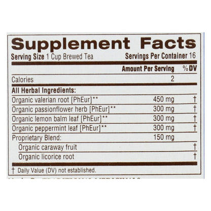 Nighty Night Valerian Herbal Tea - Organic, 6 Pack, 16 Bags