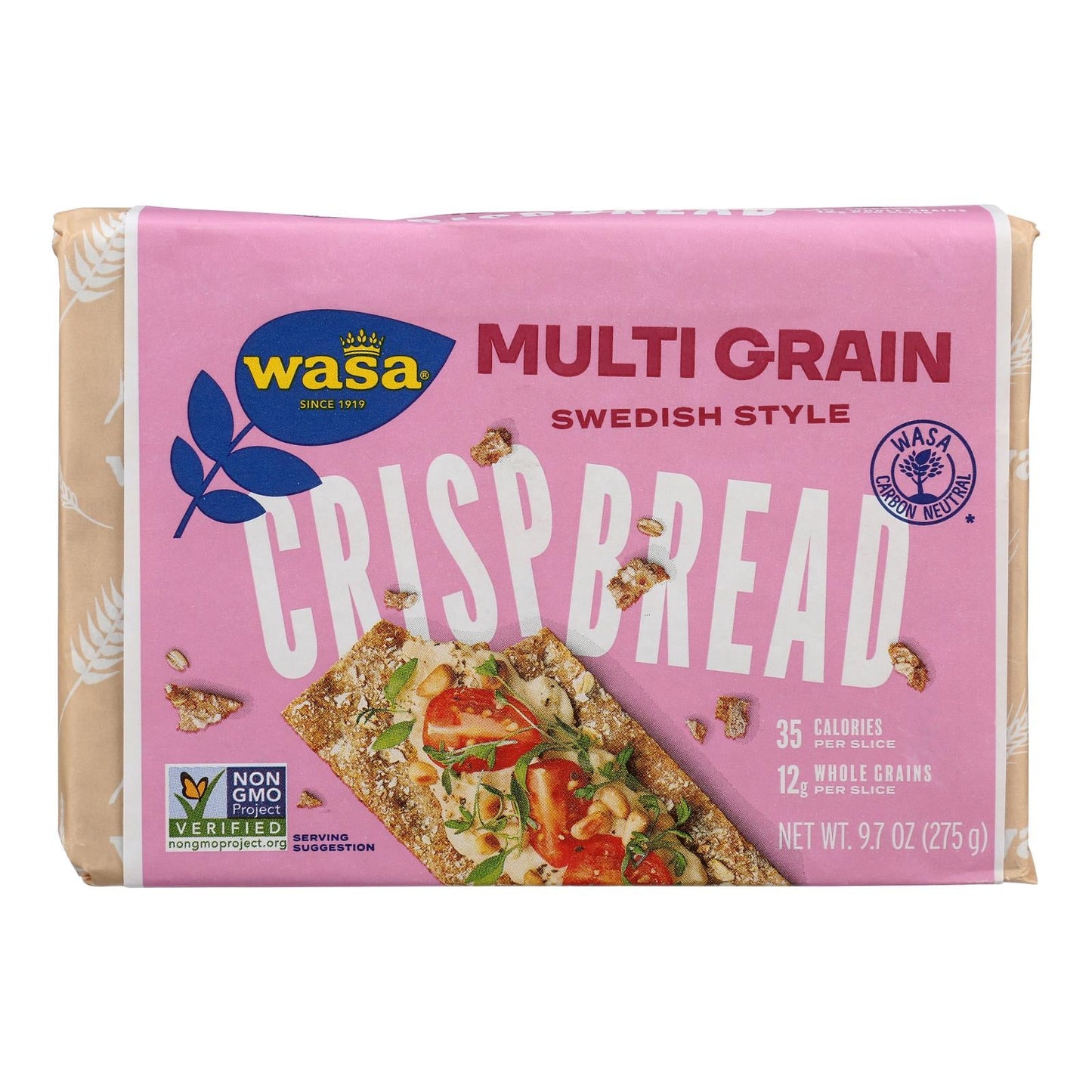 Wasa Multigrain Crispbread, Whole Grain, 12 Pack, 9.7 Oz