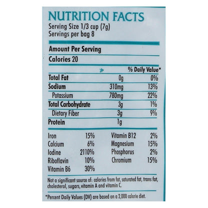 Organic Wild Atlantic Kombu Kelp - Whole Leaf 2 oz