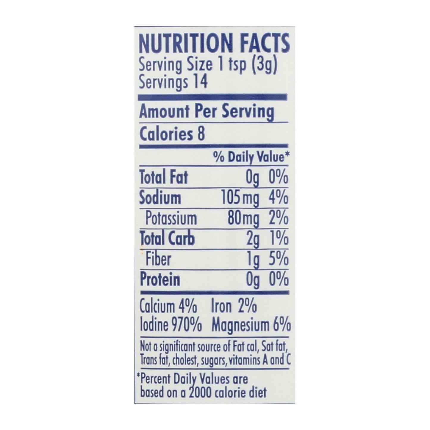 Organic Kelp Granules - 1.5 oz Shaker