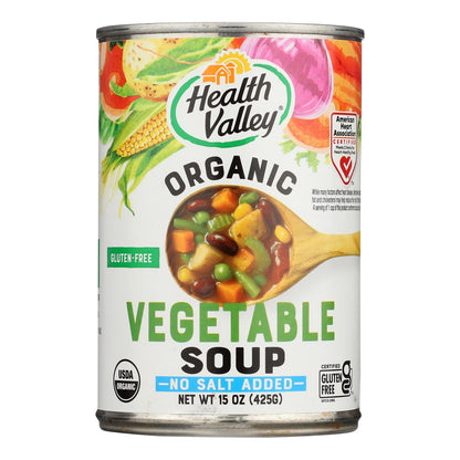 Organic Vegetable Soup, No Salt, 12-Pack, 15 Oz Each